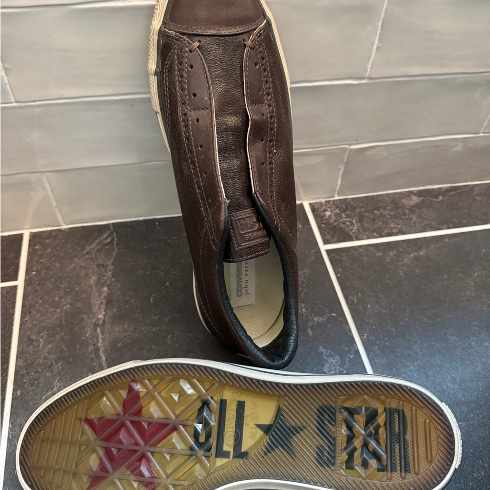 Converse Brown Casual Sneakers with Geometric Sole